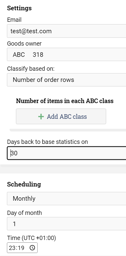 Ongoing WMS ABC automatic classifier.