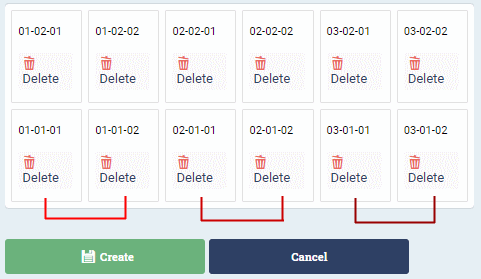 Preview of aisle using section setup correct.