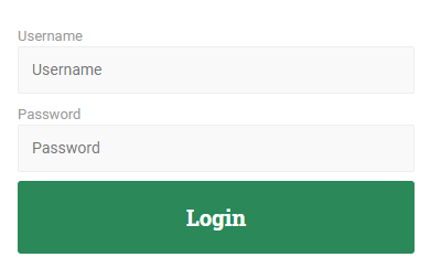 Ongoing WMS login form.