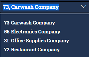 An image of a Ongoing WMS drop down menu for 3PL's customers