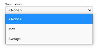 Dropdown option for summation for invoicing in Ongoing WMS.