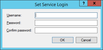 Login window.