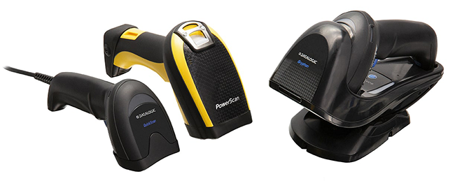 Different kinds of handheld scanners.