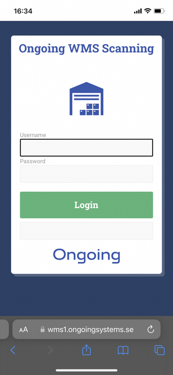 Ongoing WMS scanning module